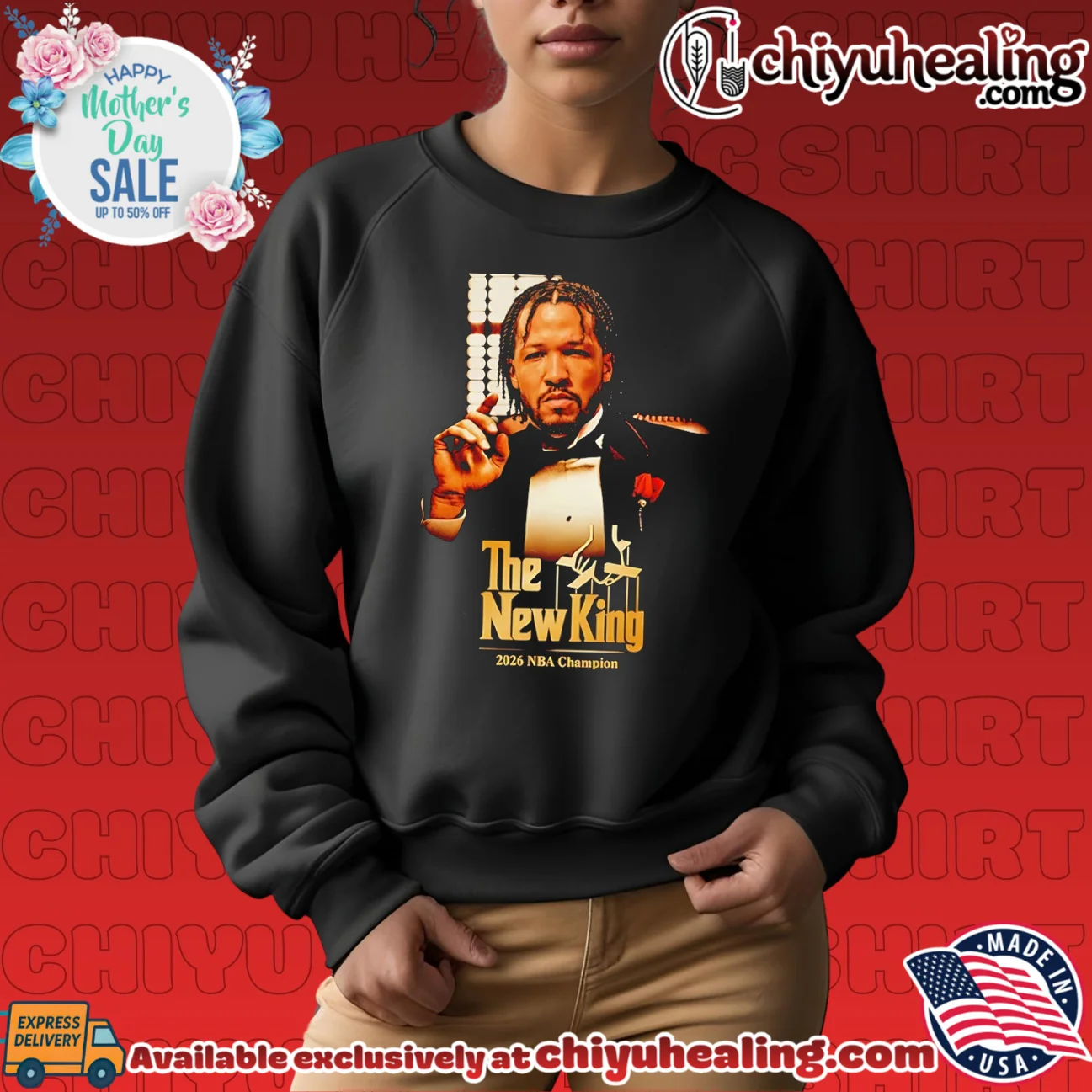 Jalen Brunson New York Knicks 2026 Champions Godfather The New King limited shirt & hoodie | Gift Idea 2026 Jalen Brunson New York Knicks 2026 Champions Godfather The New King