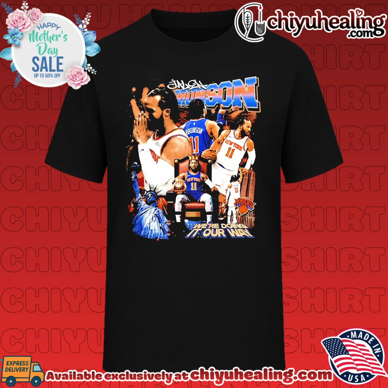 Jalen Brunson New York Knicks 2026 Champions we're doing it our way
