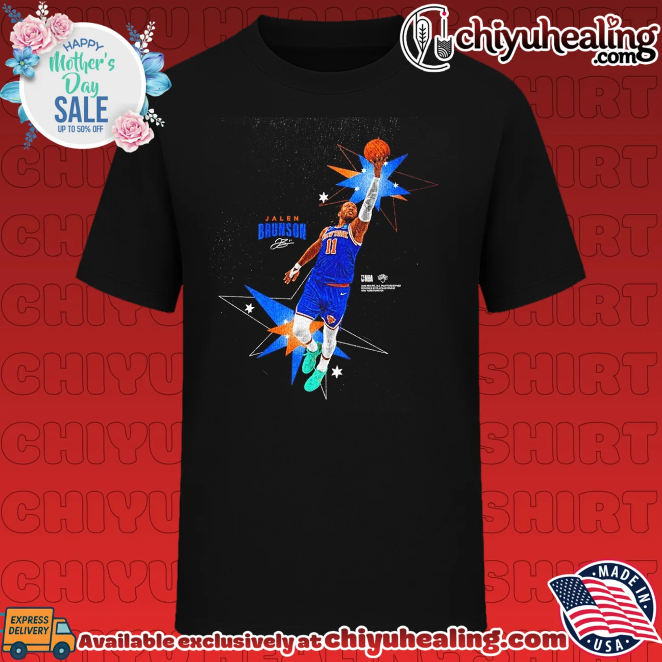 Jalen Brunson New York Knicks 2026 MVP Nba Champions graphic
