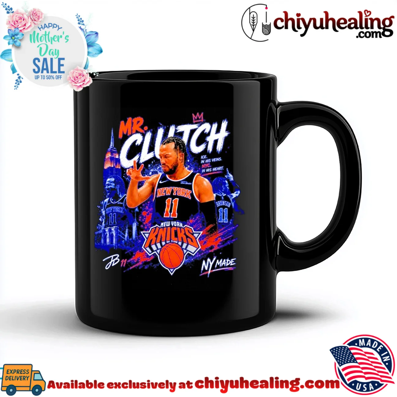 Jalen Brunson New York Knicks 2026 NBA Champions Mr Clutch graphic bespoke shirt & hoodie | Limited Stock Edition Jalen Brunson New York Knicks 2026 NBA Champions Mr Clutch graphic