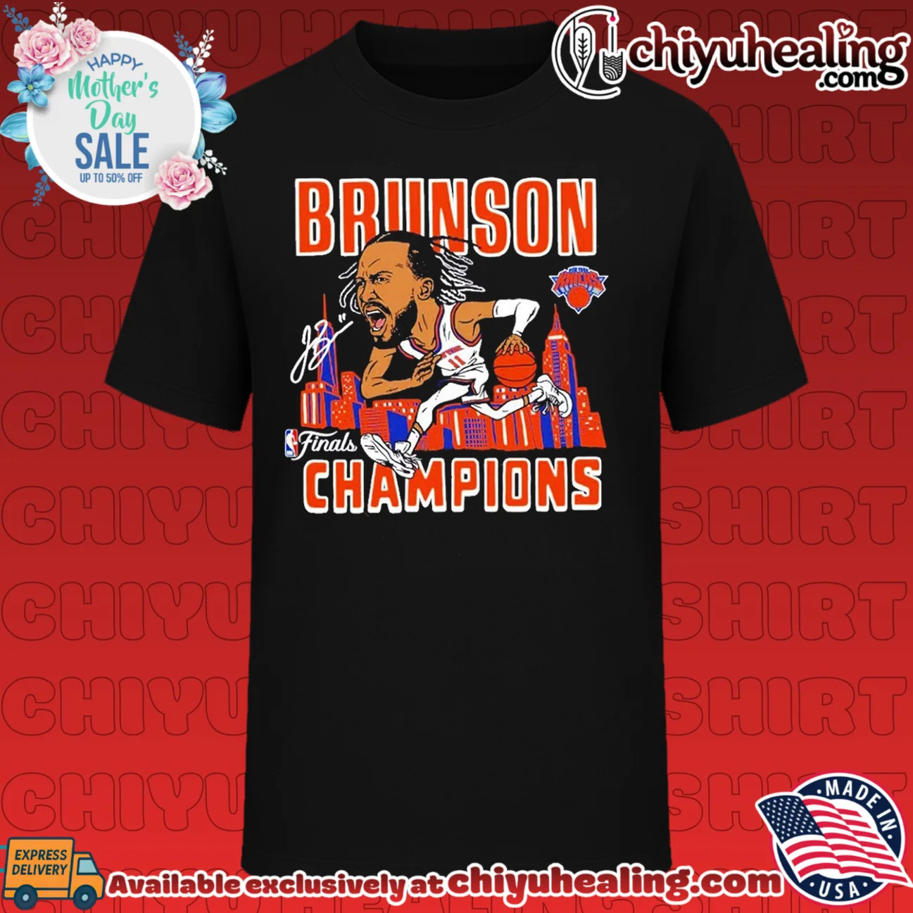 Jalen Brunson New York Knicks 2026 NBA Finals Champions Signature