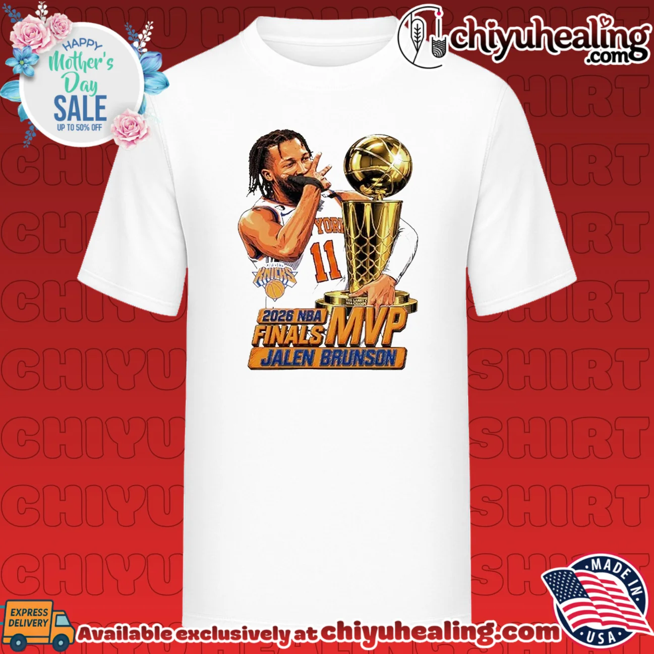 Jalen Brunson New York Knicks 2026 NBA Finals MVP Champions trophy