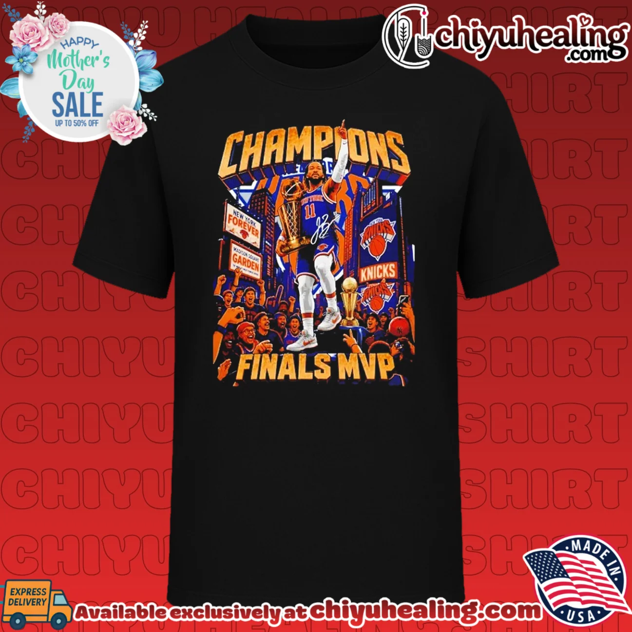 Jalen Brunson New York Knicks 2026 World Champions MVP