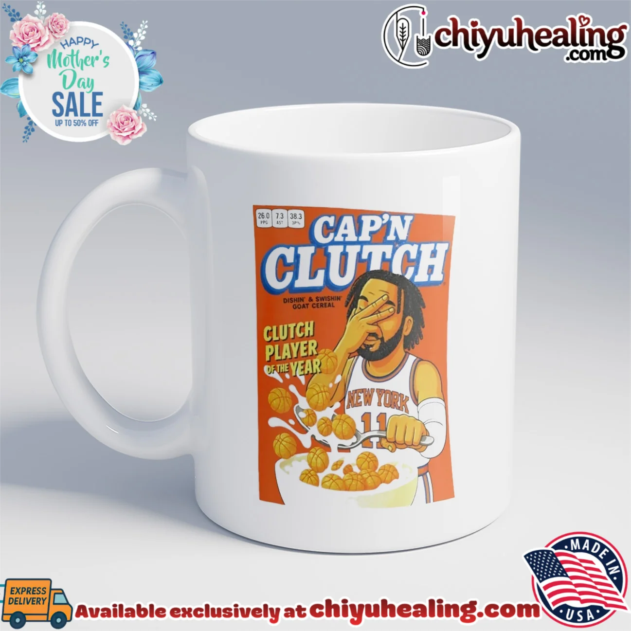 Jalen Brunson New York Knicks Cap'n Clutch player of the year limited shirt & hoodie - New Arrival Jalen Brunson New York Knicks Cap'n Clutch player of the year