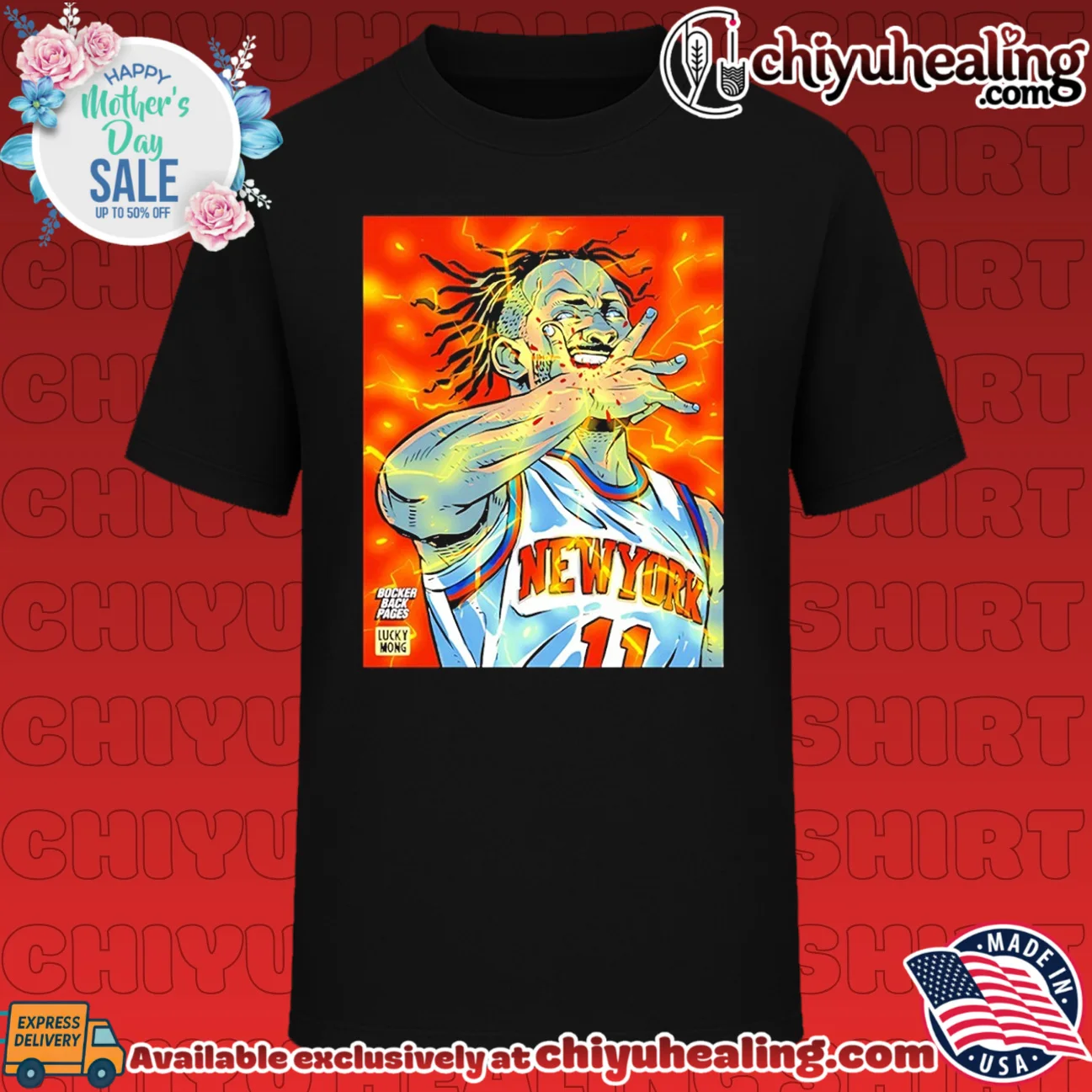 Jalen Brunson New York Knicks JB hand bite shirt