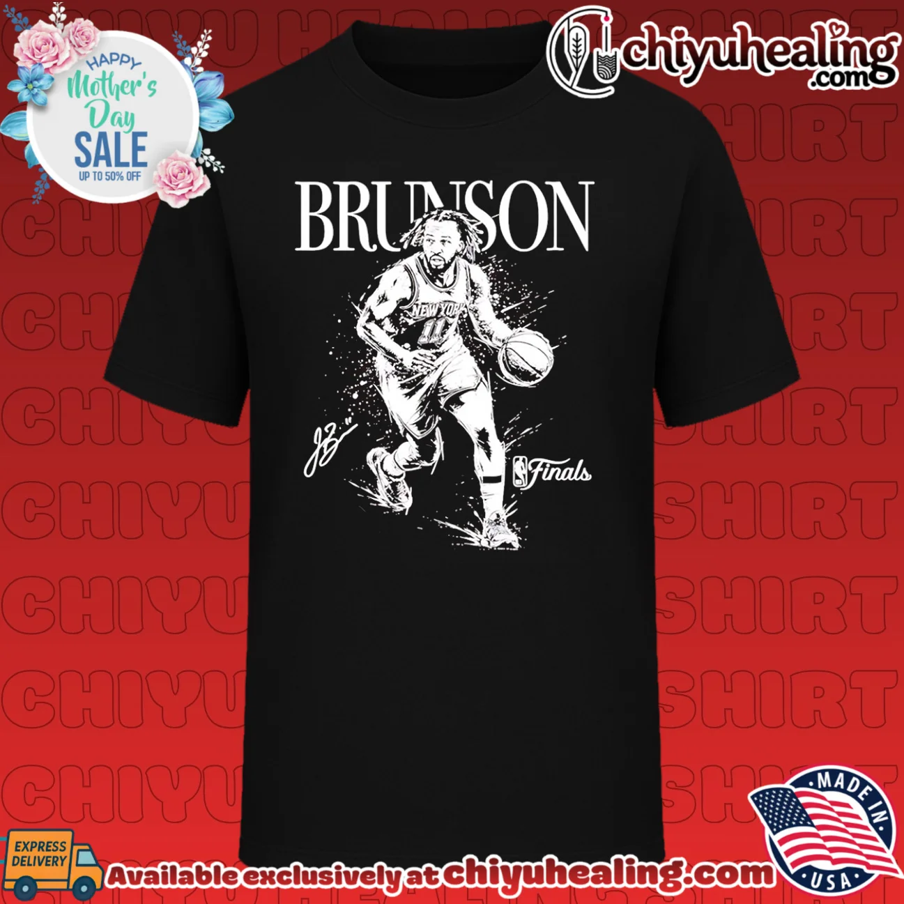 Jalen Brunson New York Knicks NBA Finals 2026 Mono signature
