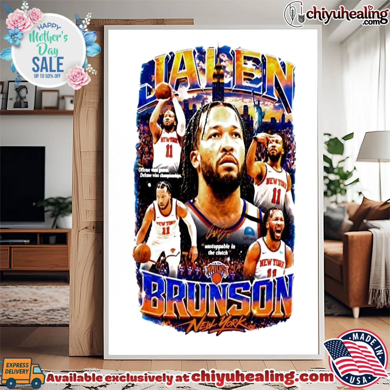 Jalen Brunson New York Knicks offense wins games defense wins championships viral shirt & hoodie | Iconic Look Jalen Brunson New York Knicks offense wins games defense wins championships