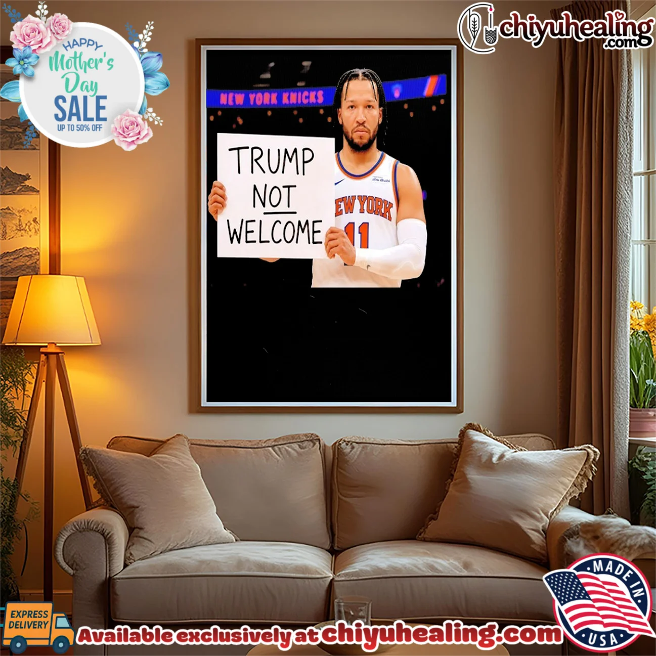 Jalen Brunson New York Knicks Trump not Welcome shirt hype shirt & hoodie - Premium Streetwear Jalen Brunson New York Knicks Trump not Welcome shirt