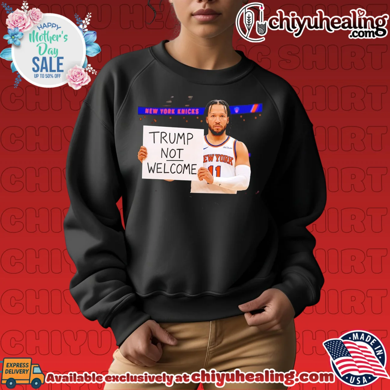 Jalen Brunson New York Knicks Trump not Welcome shirt hype shirt & hoodie - Premium Streetwear Jalen Brunson New York Knicks Trump not Welcome shirt
