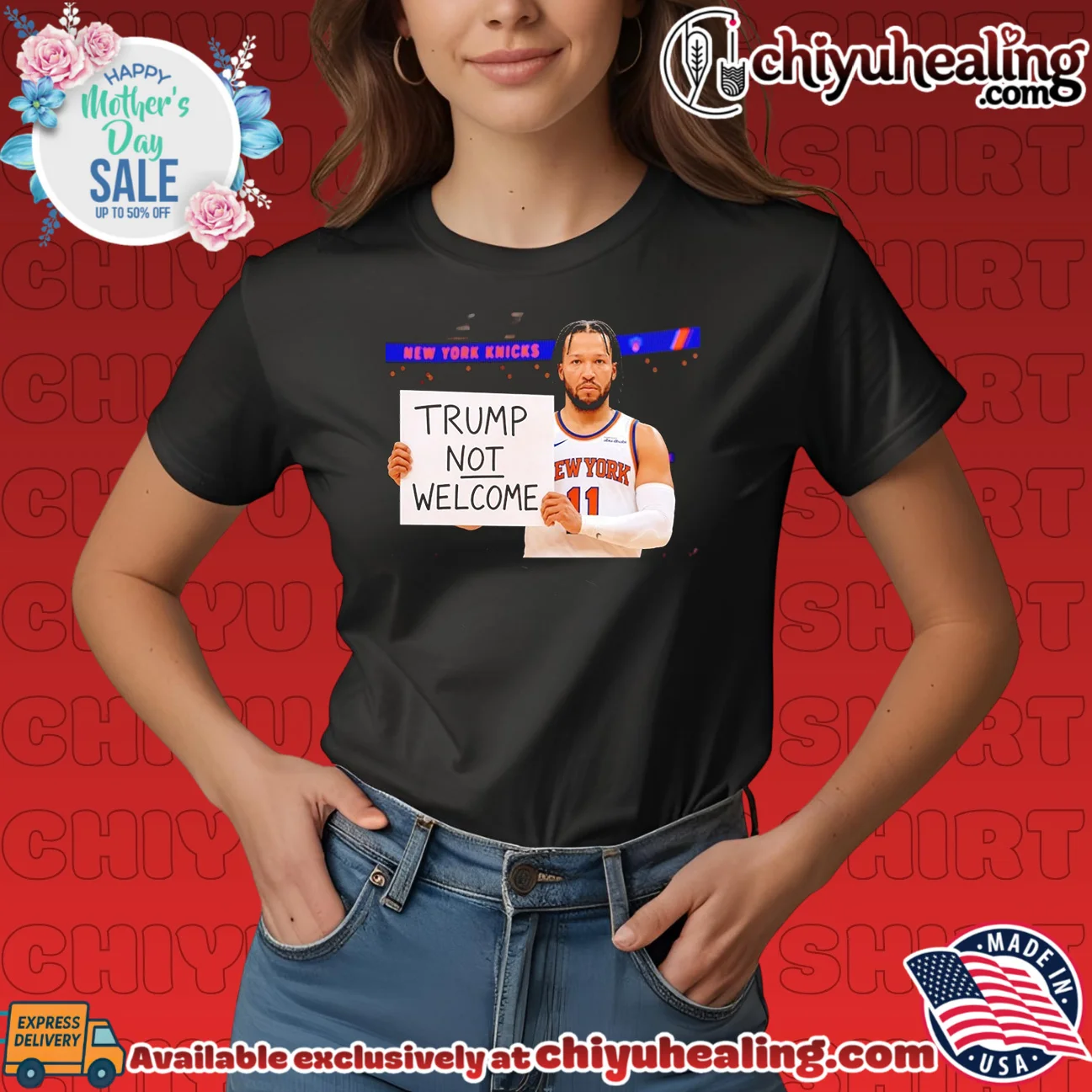 Jalen Brunson New York Knicks Trump not Welcome shirt hype shirt & hoodie - Premium Streetwear Jalen Brunson New York Knicks Trump not Welcome shirt