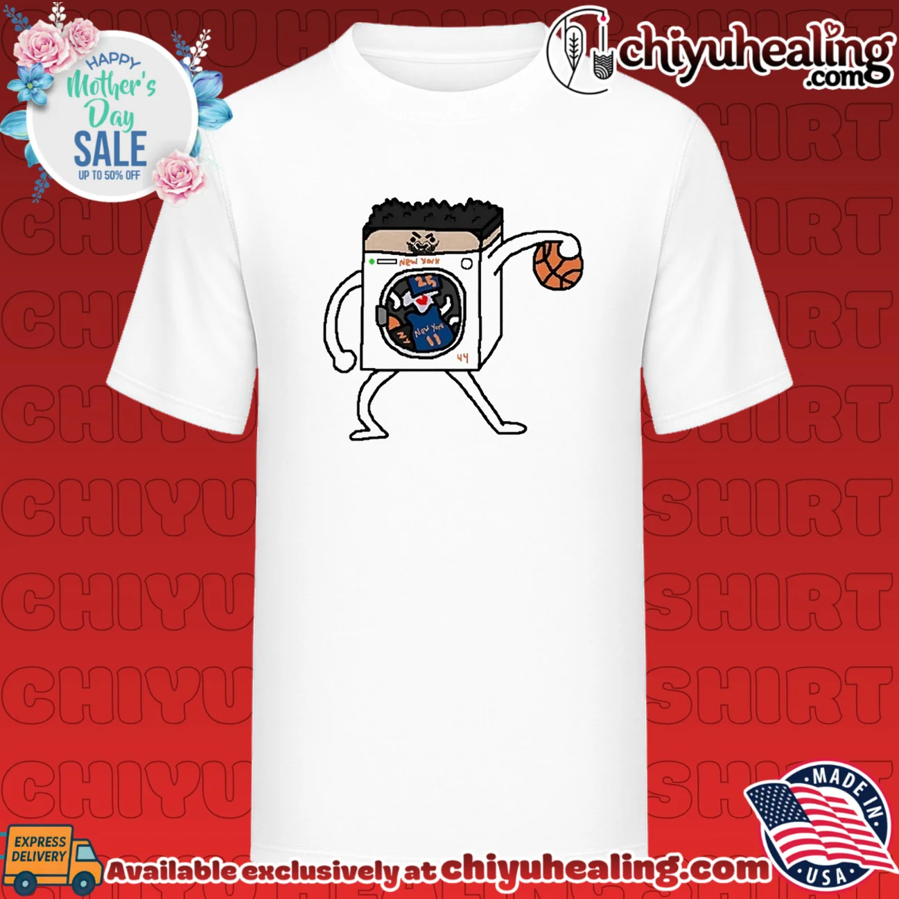 Jalen Brunson New York Knicks washing machine paint