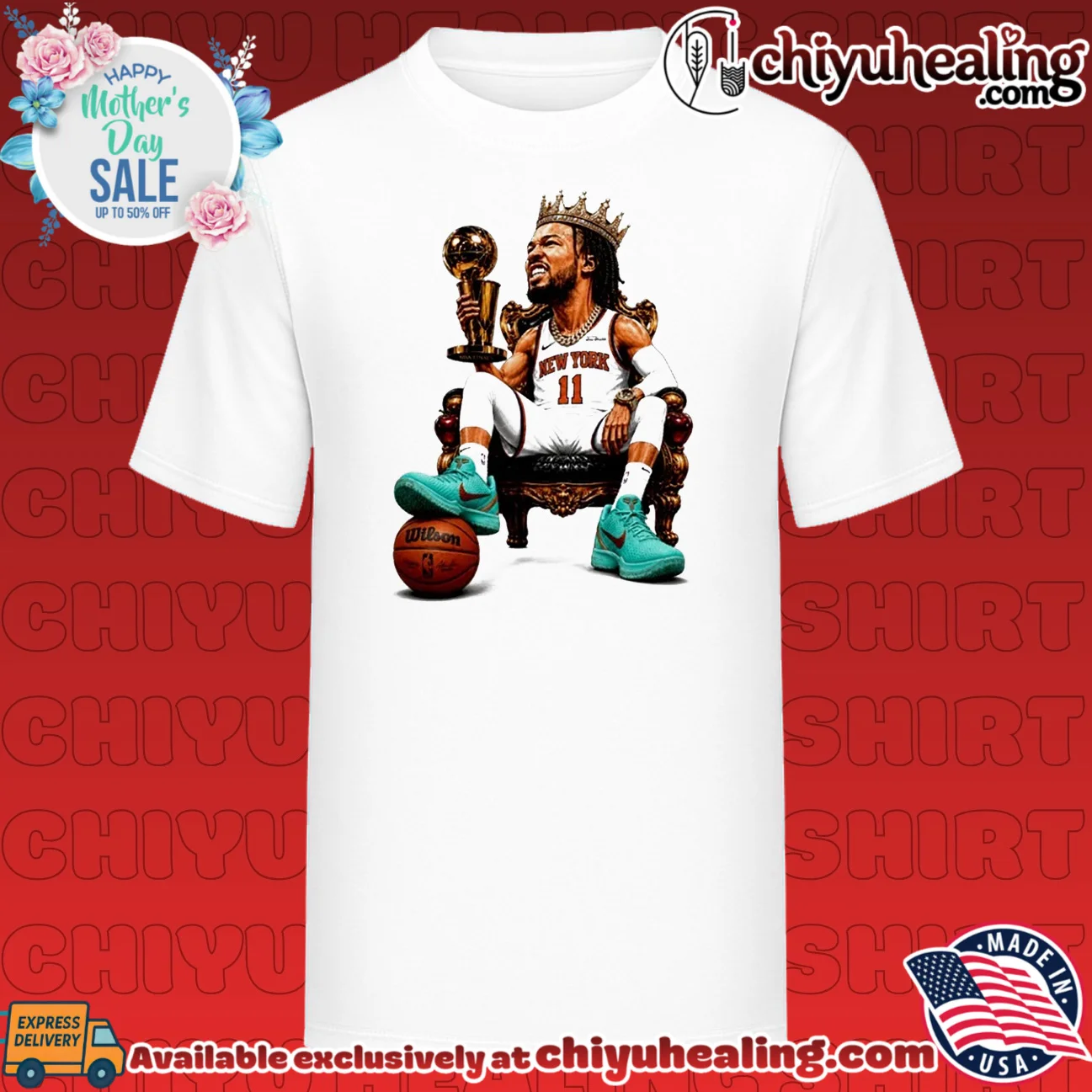 Jalen Brunson New York Knicks World Champions 2025-2026 King Of New York