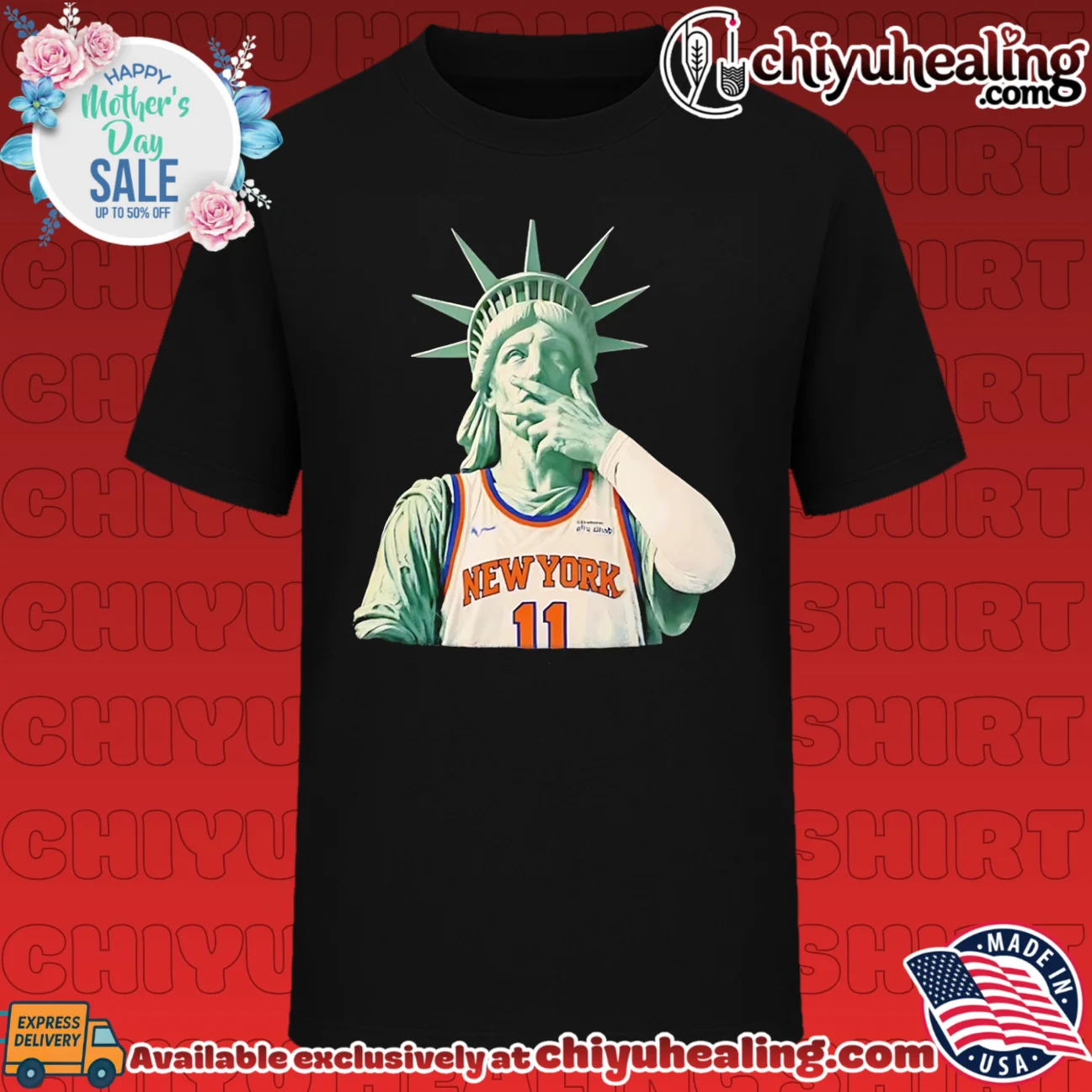 Jalen Brunson Statue of Liberty New York Knicks 2026