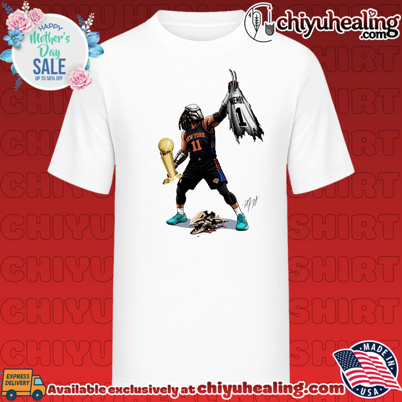 Jalen Brunson the Alien slayer NY Knicks Champions