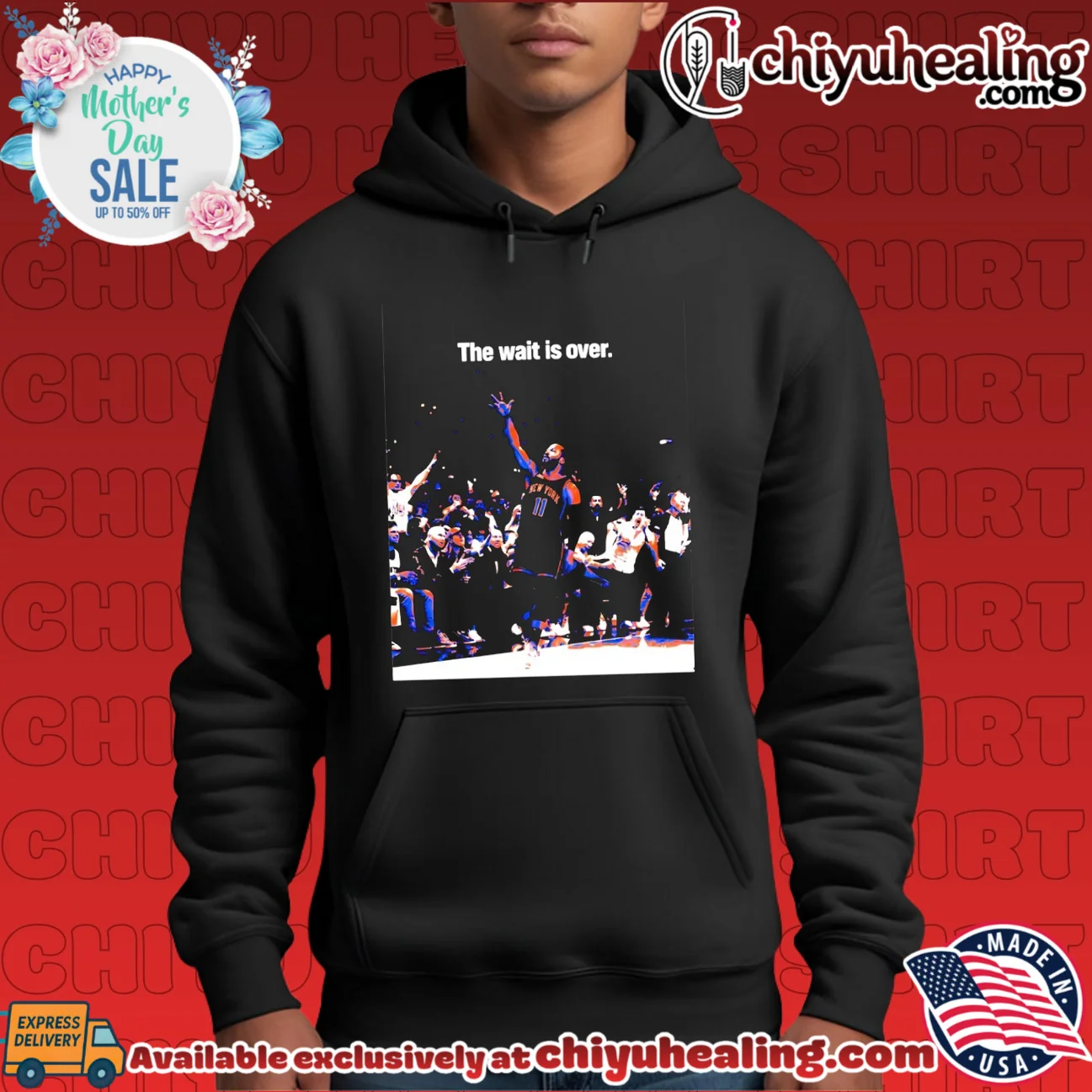 Jalen Brunson The Wait Is Over NY Basketball 2026 World Champions original shirt & hoodie - Everyday Fit Jalen Brunson The Wait Is Over NY Basketball 2026 World Champions original shirt & hoodie - Everyday Fit