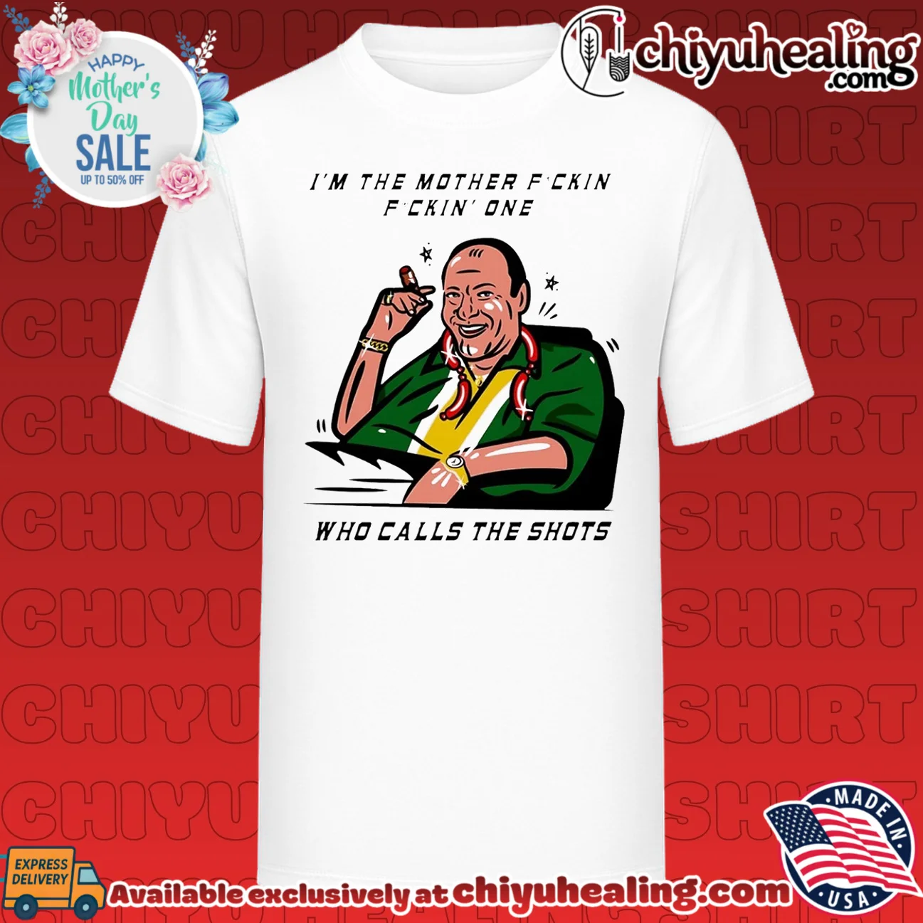 James Gandolfini as Tony Soprano I Am the Mother Fckin' One Who Calls the Shots shirt & hoodie