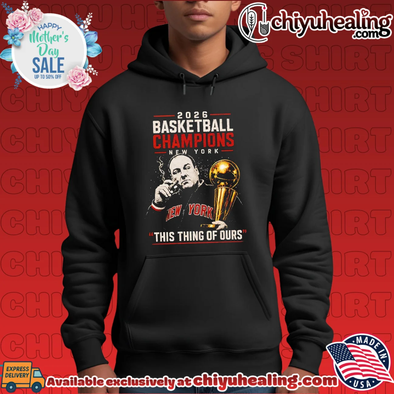 James Gandolfini Tony Soprano NY Knicks 2026 Champs Thing of Ours viral shirt & hoodie | Aesthetic Apparel James Gandolfini Tony Soprano NY Knicks 2026 Champs Thing of Ours viral shirt & hoodie | Aesthetic Apparel