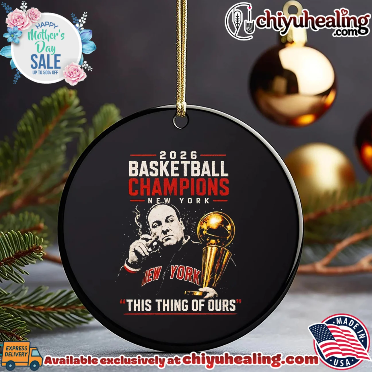 James Gandolfini Tony Soprano NY Knicks 2026 Champs Thing of Ours viral shirt & hoodie | Aesthetic Apparel James Gandolfini Tony Soprano NY Knicks 2026 Champs Thing of Ours