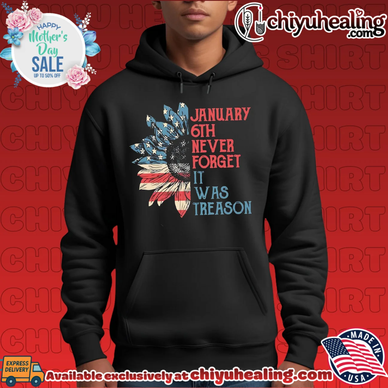 January 6th never forget it was treason sunflow American flag shirt & hoodie January 6th never forget it was treason sunflow American flag shirt & hoodie