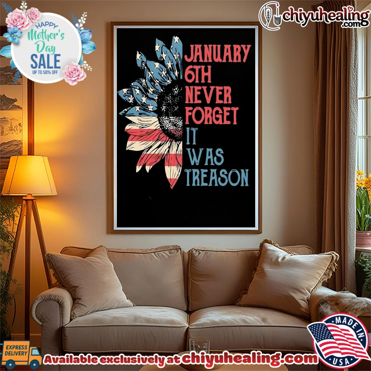 January 6th never forget it was treason sunflow American flag shirt & hoodie January 6th never forget it was treason sunflow American flag shirt & hoodie