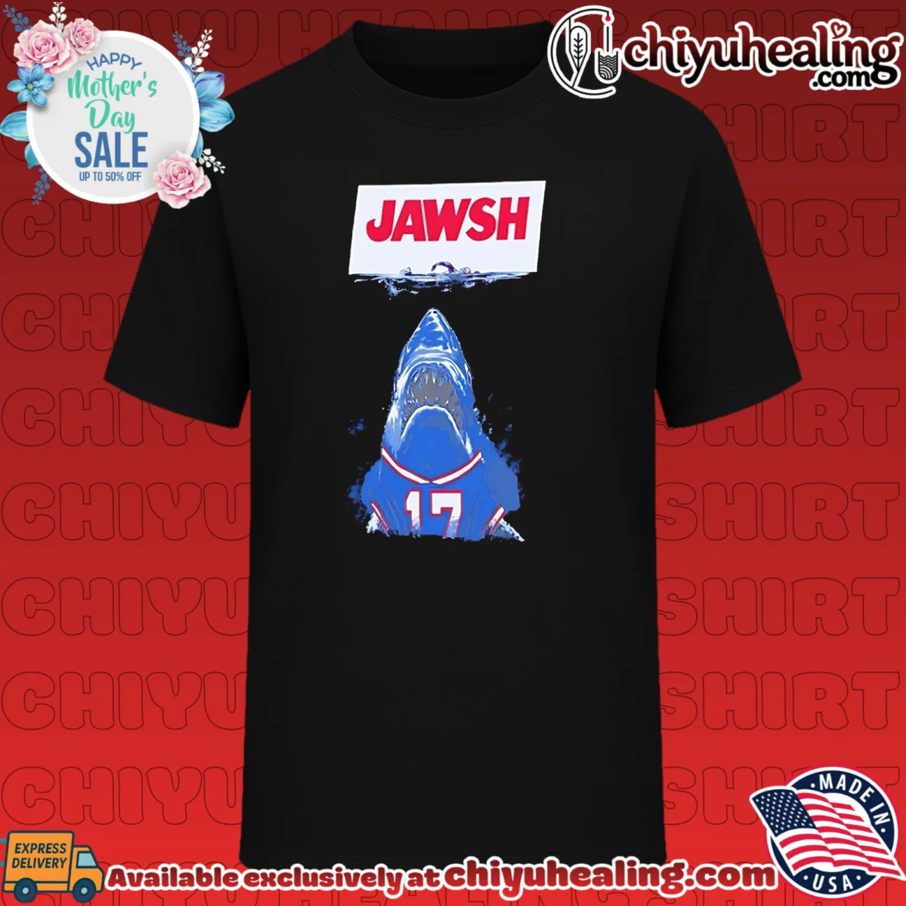 Jawsh Josh Allen Buffalo Bills Shark NFL shirt & hoodie