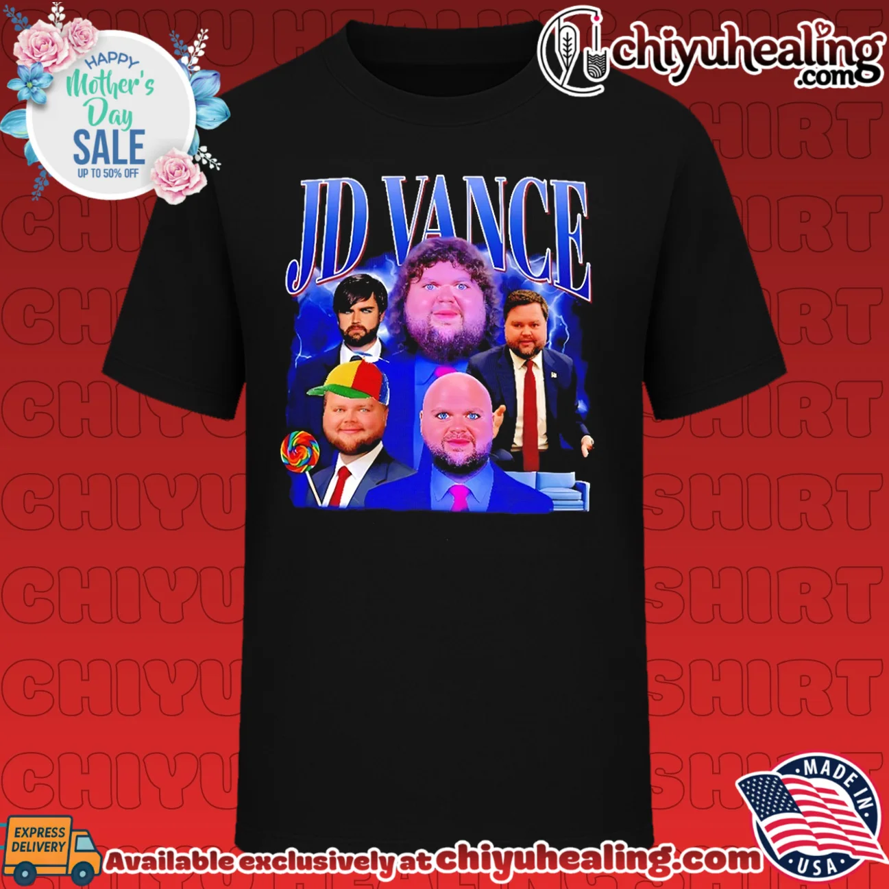 JD Vance Meme Collage satire funny politician shirt & hoodie