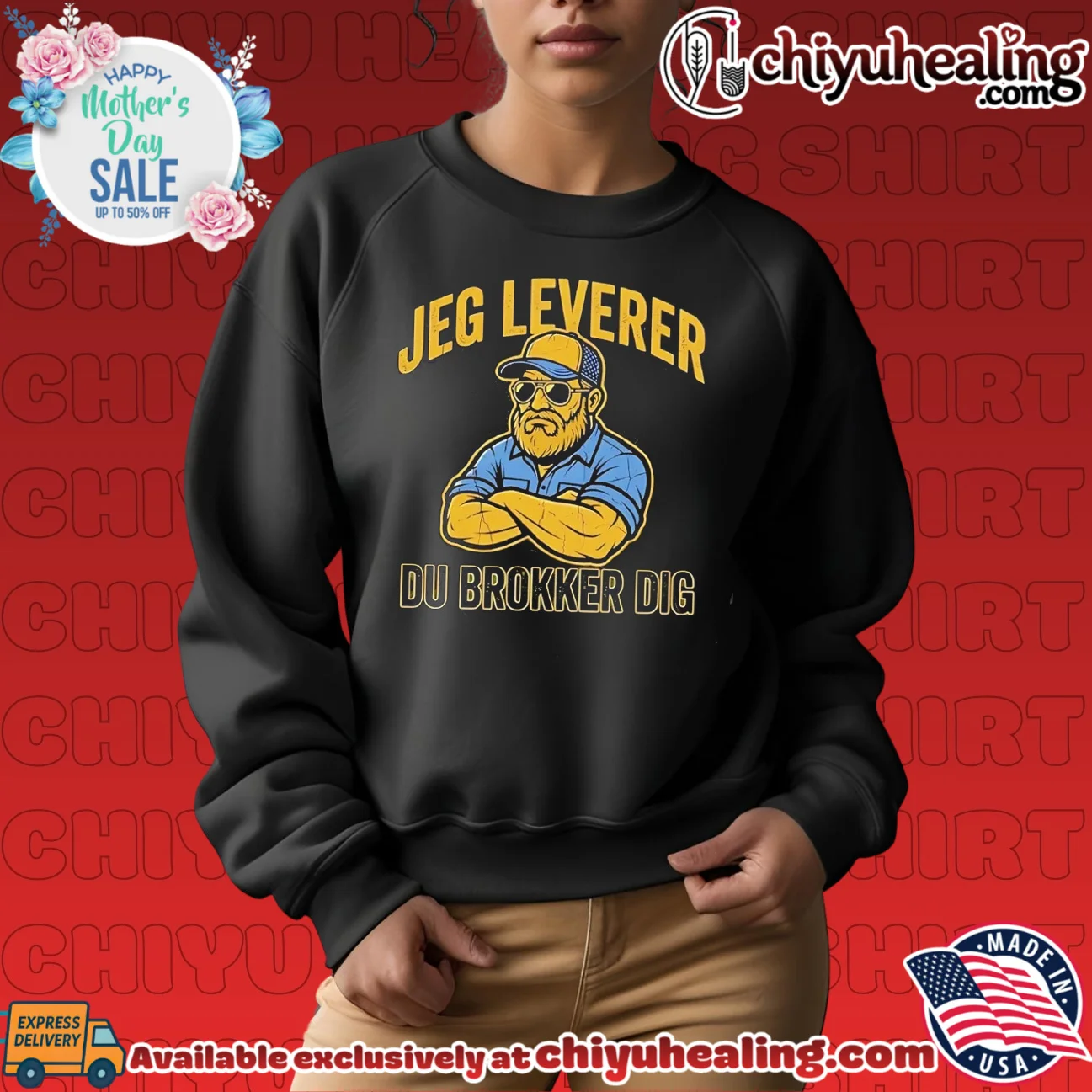 Jeg leverer du brokker dig vintage shirt & hoodie Jeg leverer du brokker dig vintage