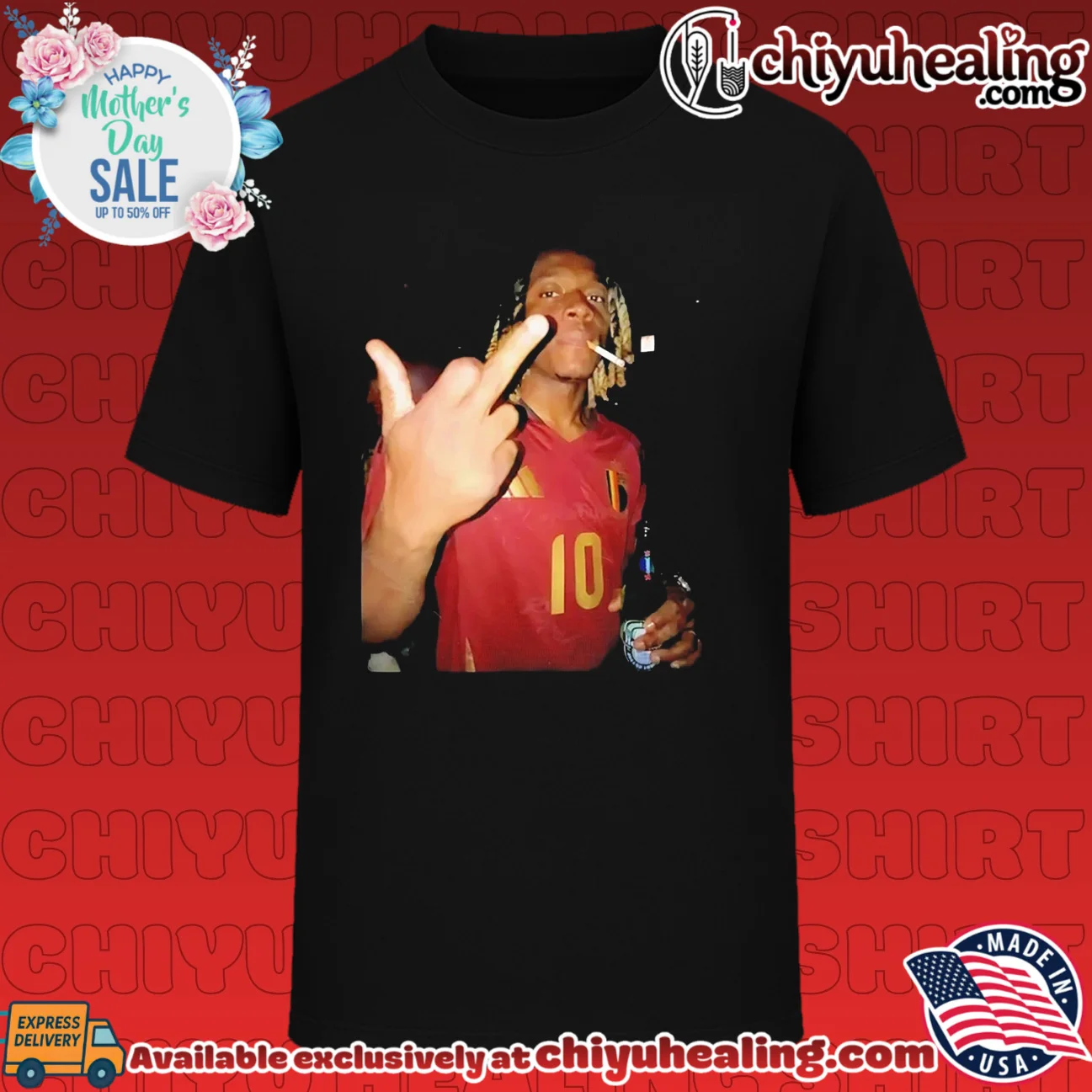 Jérémy Doku Belgium National Football Team shirt & hoodie