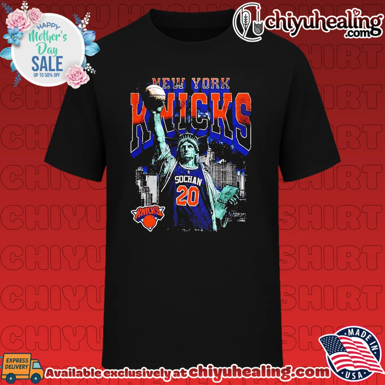 Jeremy Sochan New York Knicks Statue Of Liberty vintage elite shirt & hoodie | Exclusive Fan Gear