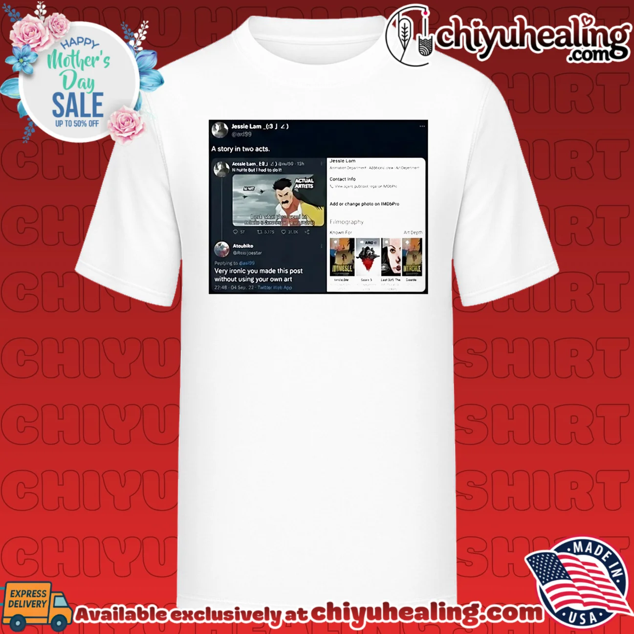 Jessie Lam A Story In Two Acts shirt & hoodie