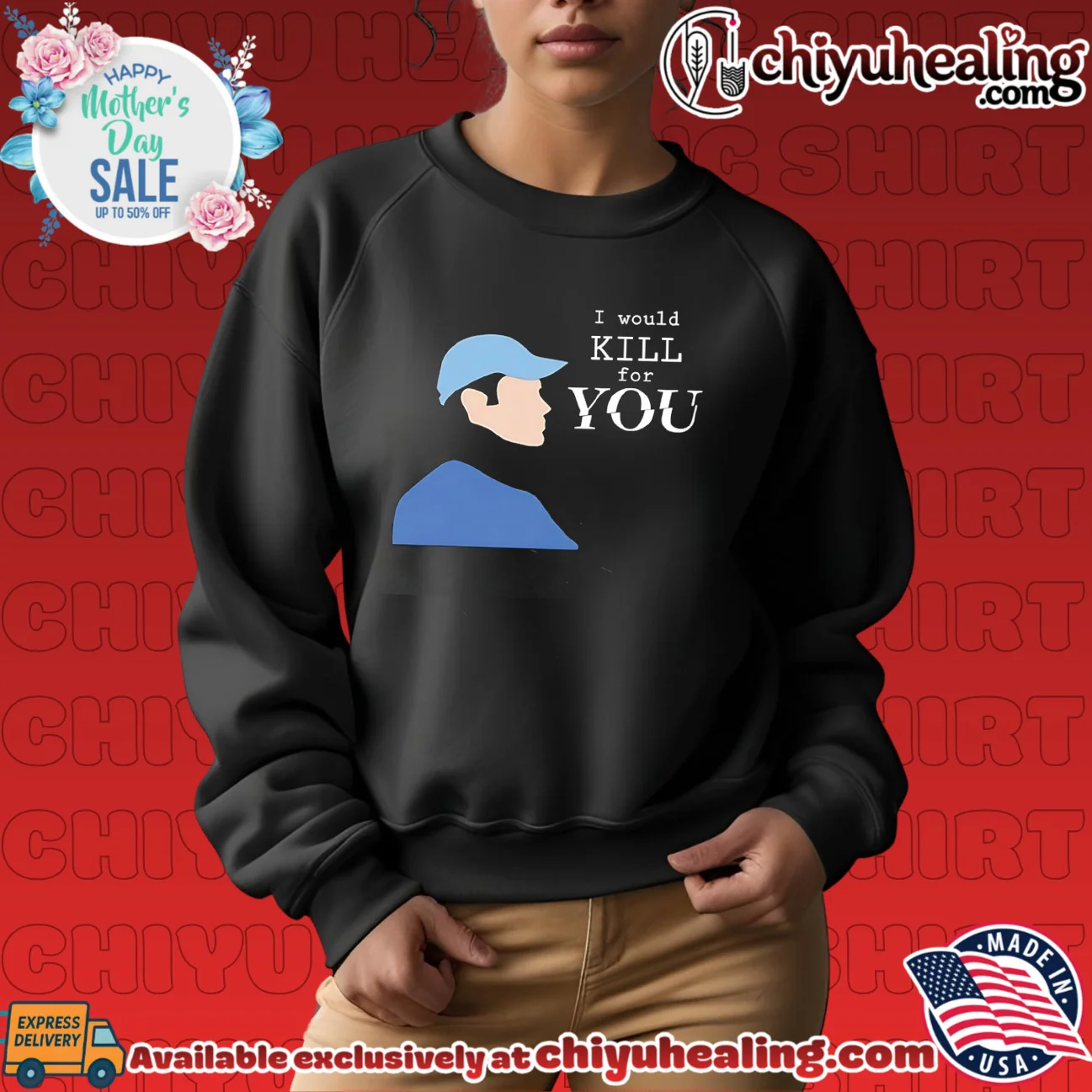 Joe Goldberg I would kill for you quote viral shirt & hoodie - Perfect Fan Gift Joe Goldberg I would kill for you quote