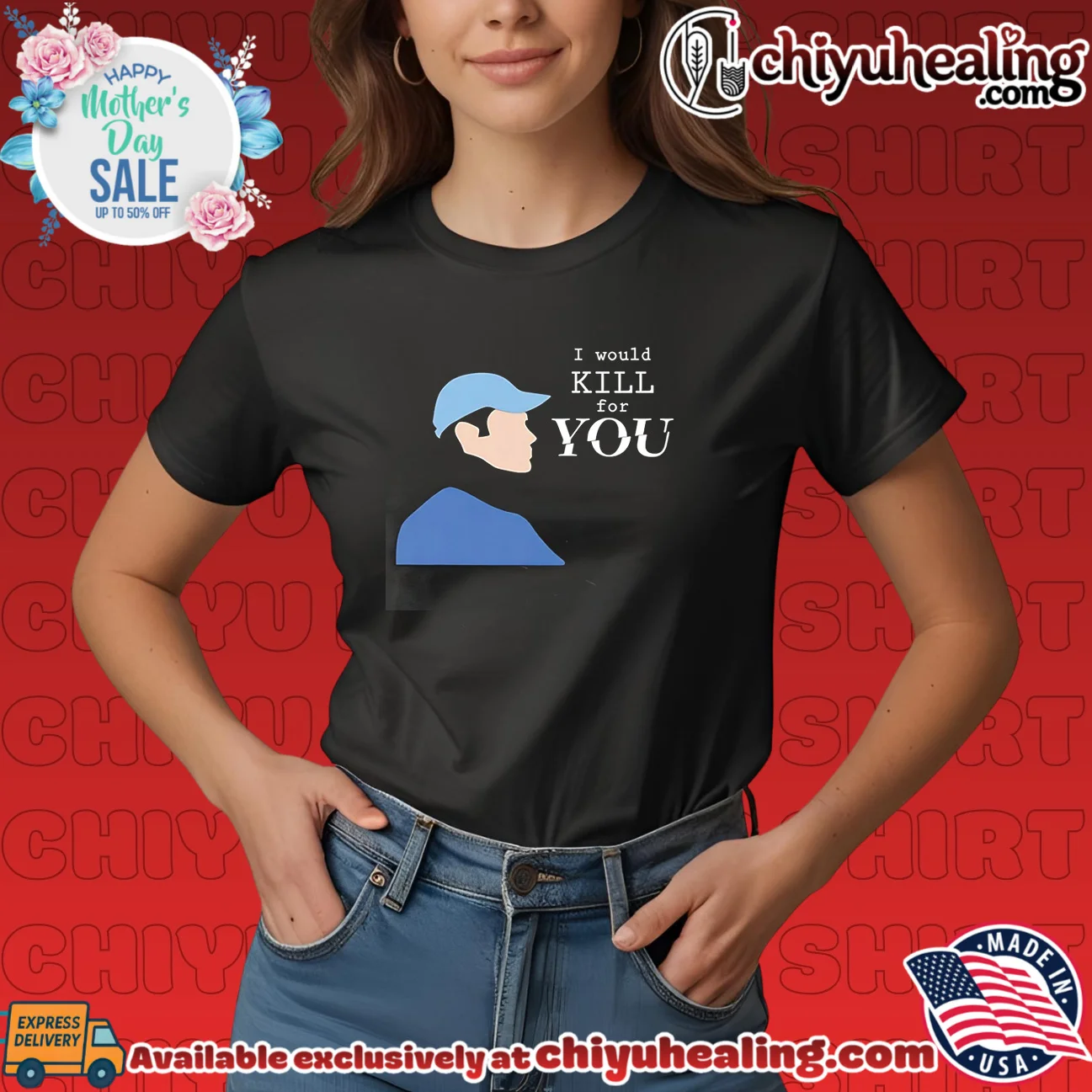 Joe Goldberg I would kill for you quote viral shirt & hoodie - Perfect Fan Gift Joe Goldberg I would kill for you quote