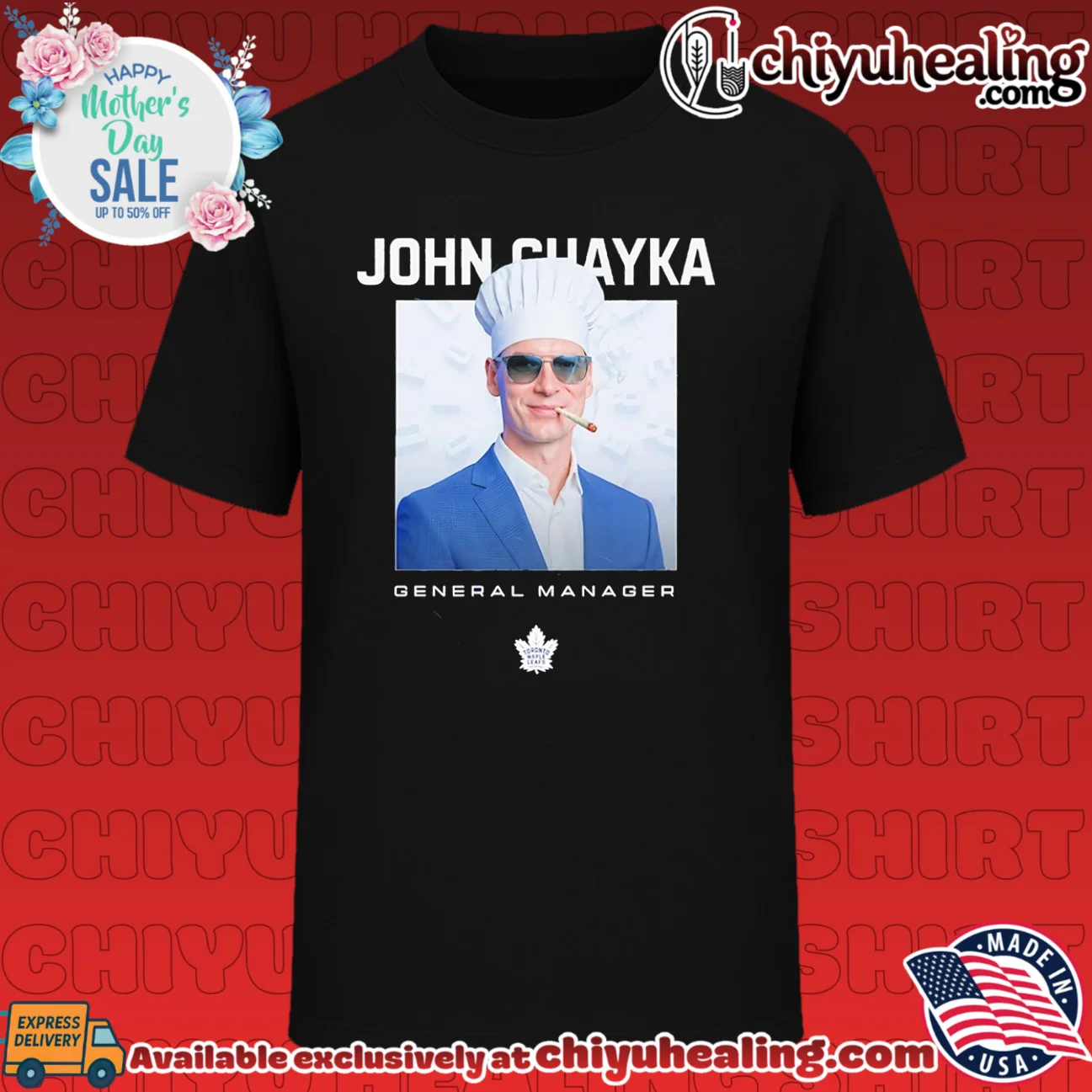 John Chayka Toronto Maple Leafs General Manager smoking