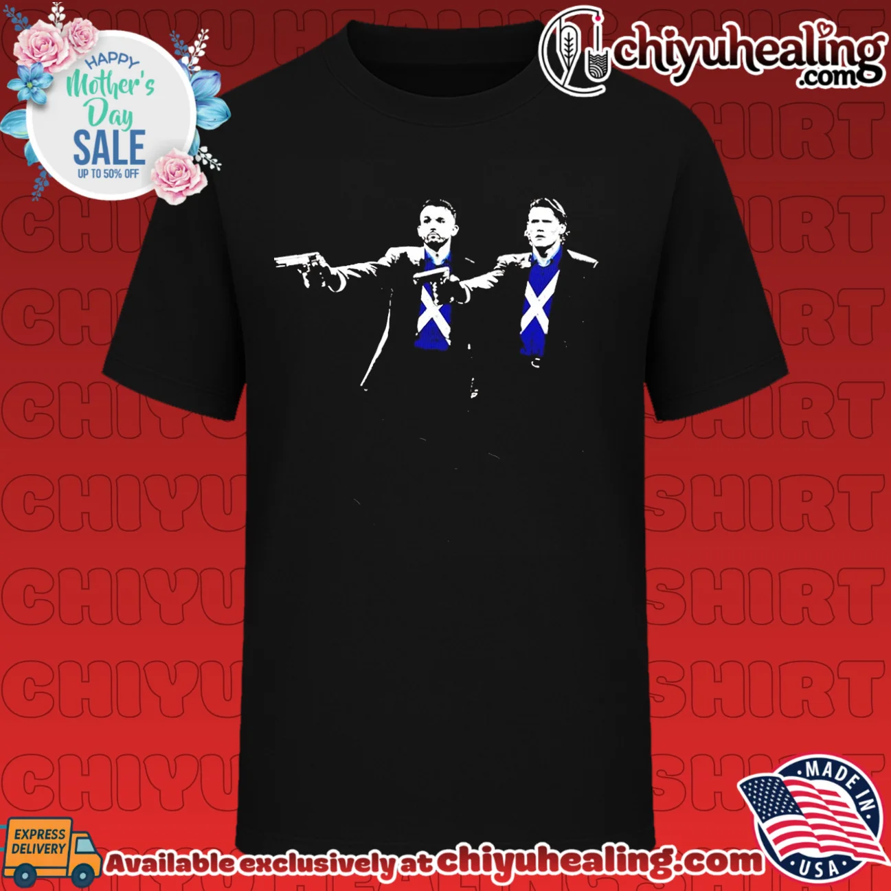John McGinn and Scott McTominay Scotland National Team Pulp Fiction
