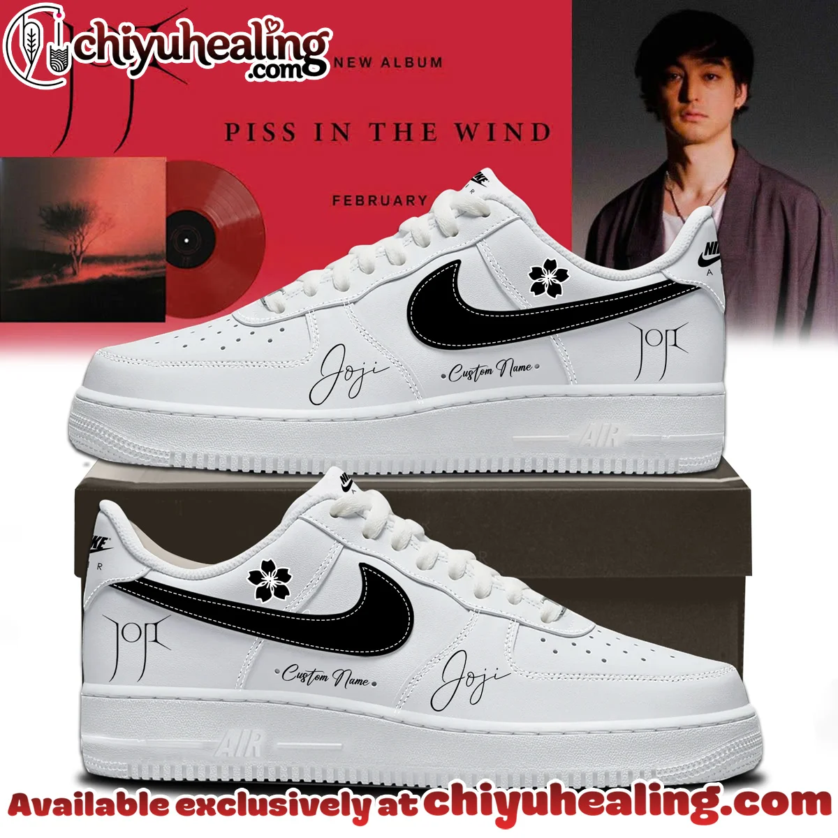 JOJI SOLARIS TOUR Piss In The Wind Custom Air Force 1 & Jordan 1 Shoes [Batch 22]