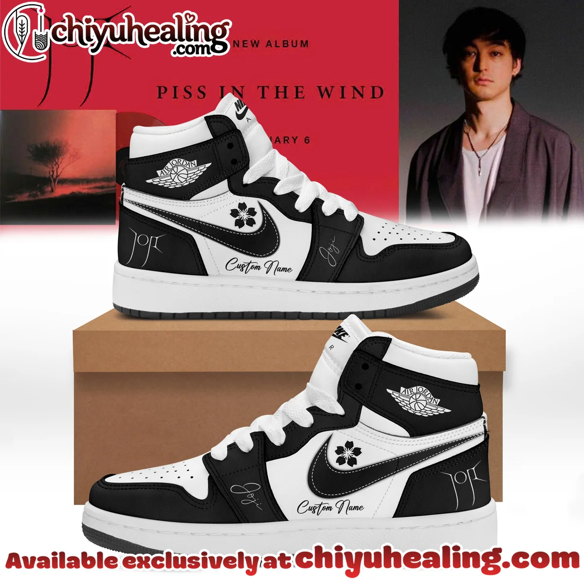 JOJI SOLARIS TOUR Piss In The Wind Custom Air Force 1 & Jordan 1 Shoes (Release 23) JOJI SOLARIS TOUR Piss In The Wind Custom Air Force 1 & Jordan 1 Shoes (Release 23)