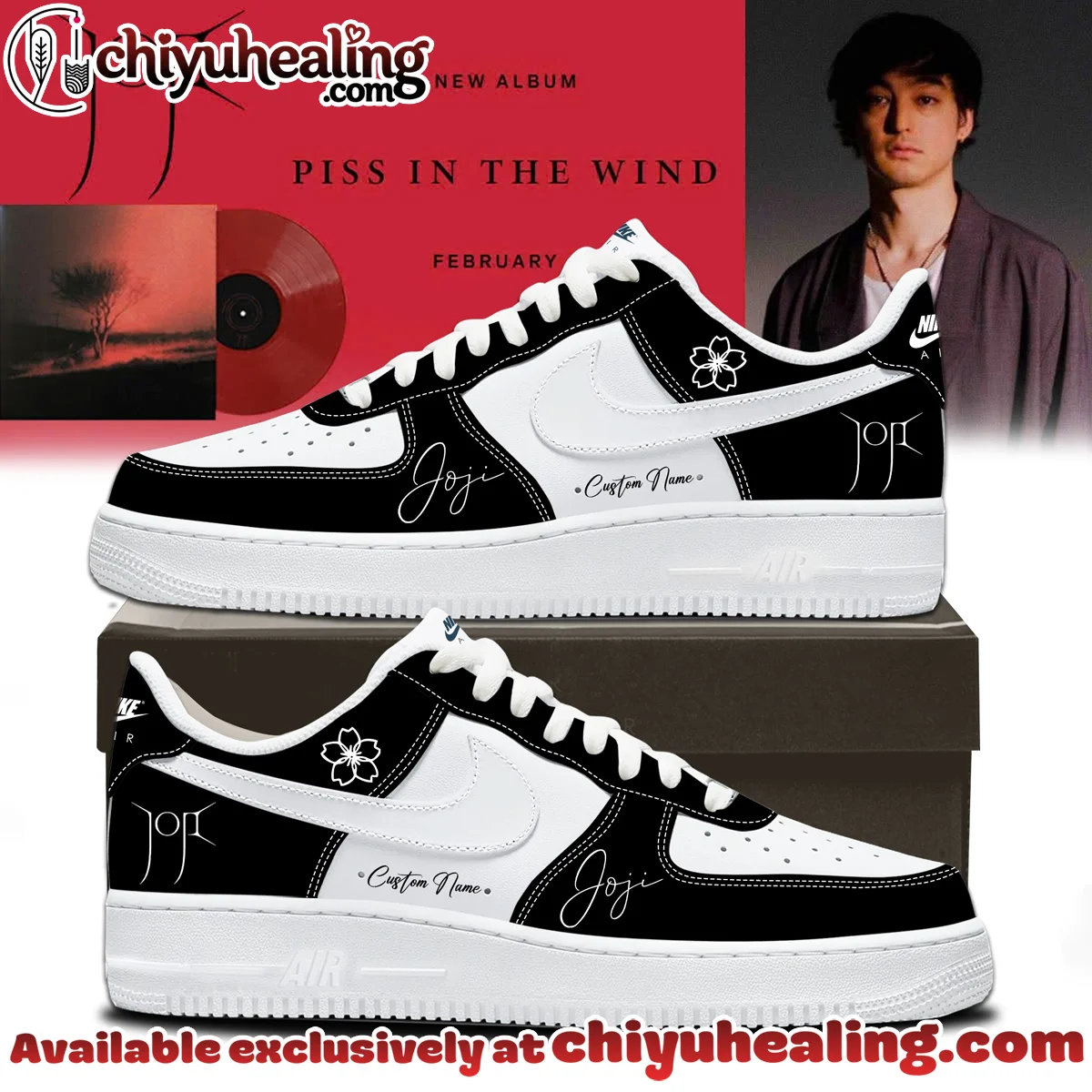 JOJI SOLARIS TOUR Piss In The Wind Custom Air Force 1 & Jordan 1 Shoes (Release 24)