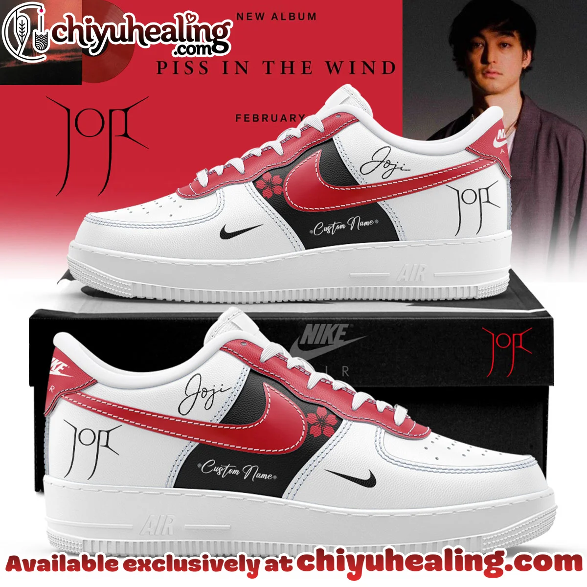 JOJI SOLARIS TOUR Piss In The Wind Custom Air Force 1 & Jordan 1 Shoes - Variant 25