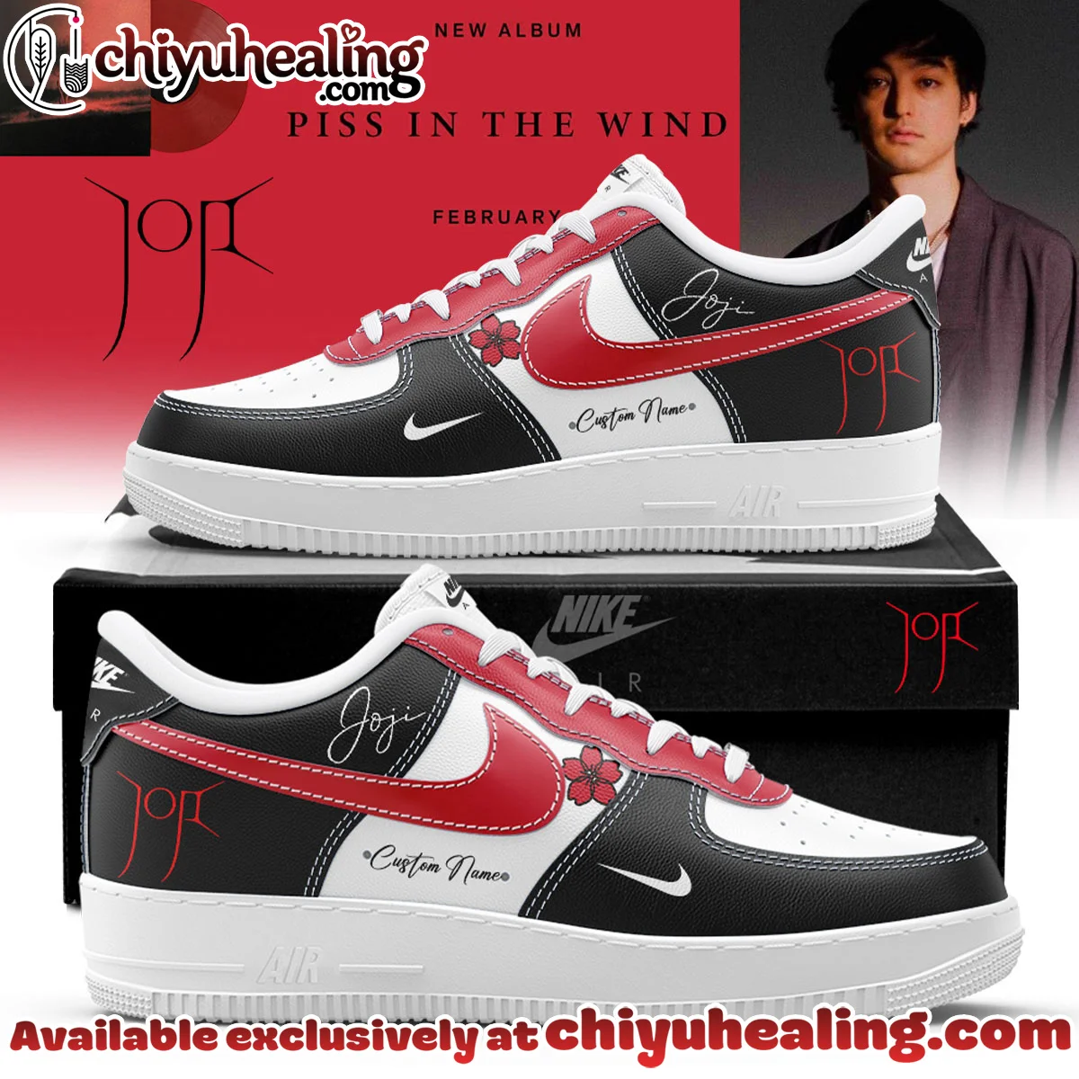 JOJI SOLARIS TOUR Piss In The Wind Custom Air Force 1 & Jordan 1 Shoes - Variant 28