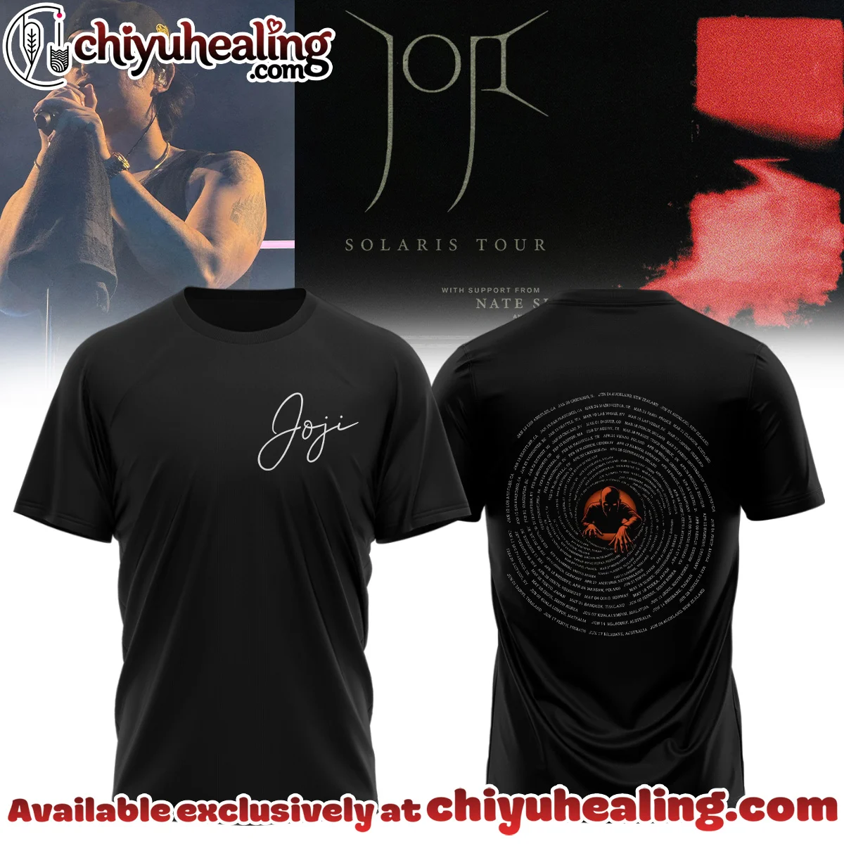 JOJI SOLARIS TOUR Piss In The Wind Shirt & Hoodie (Design 34)