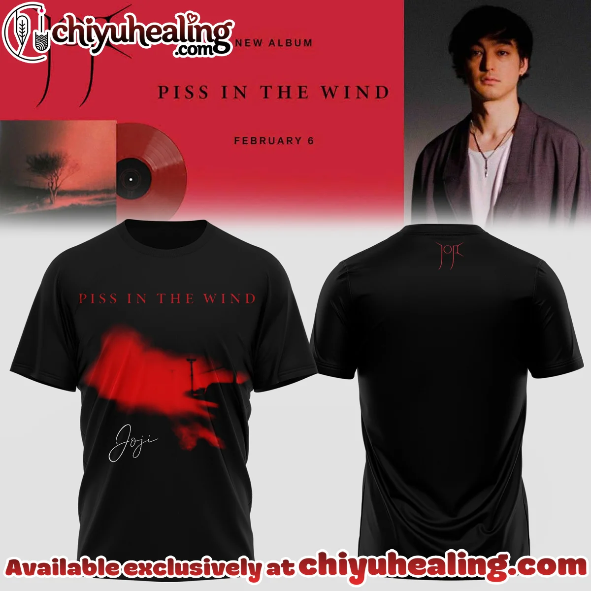 JOJI SOLARIS TOUR Piss In The Wind Shirt & Hoodie (Style 8)
