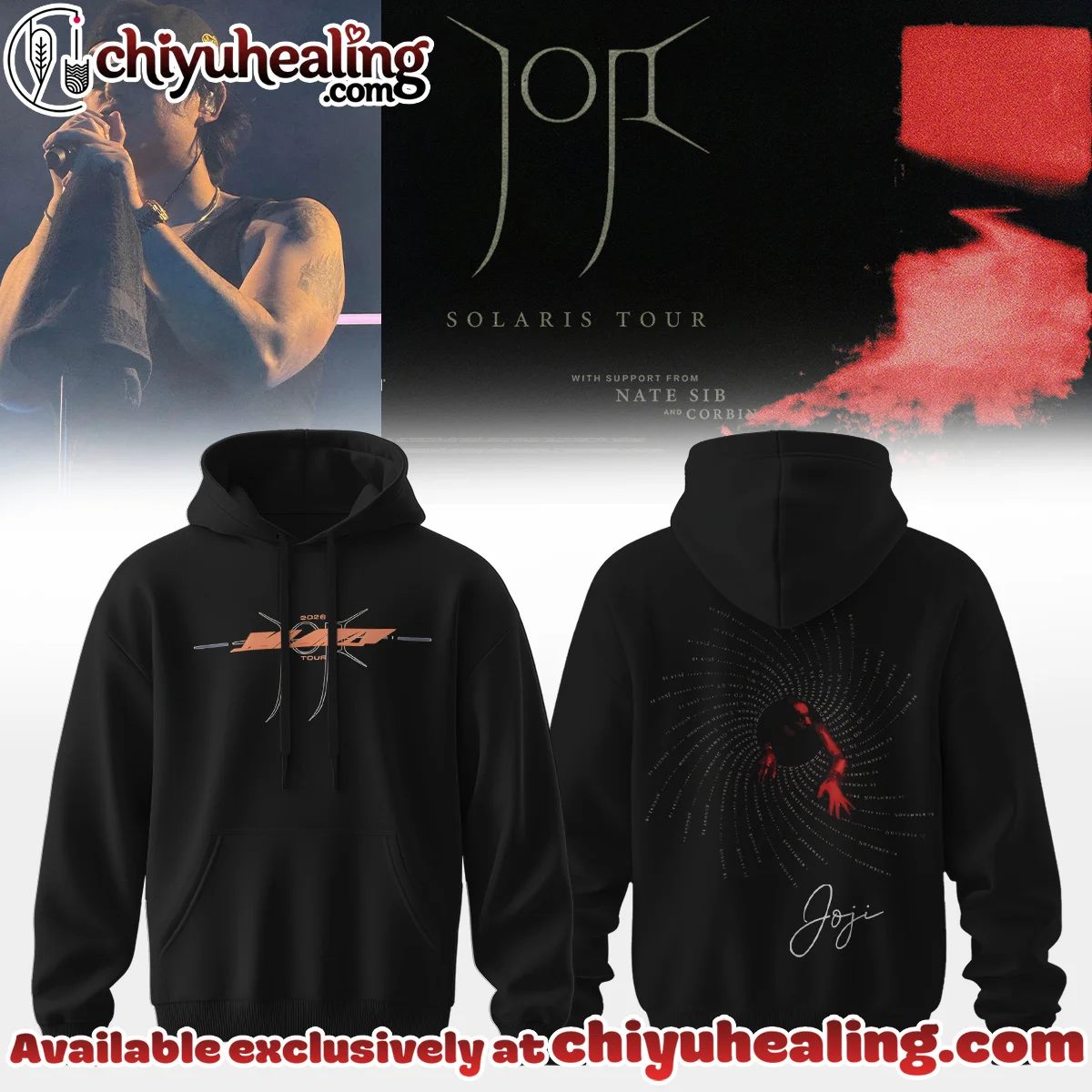 JOJI SOLARIS TOUR Piss In The Wind Shirt & Hoodie - Variant 17
