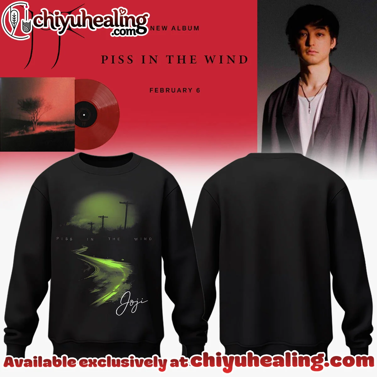 JOJI SOLARIS TOUR Piss In The Wind Shirt & Hoodie - Variant 7