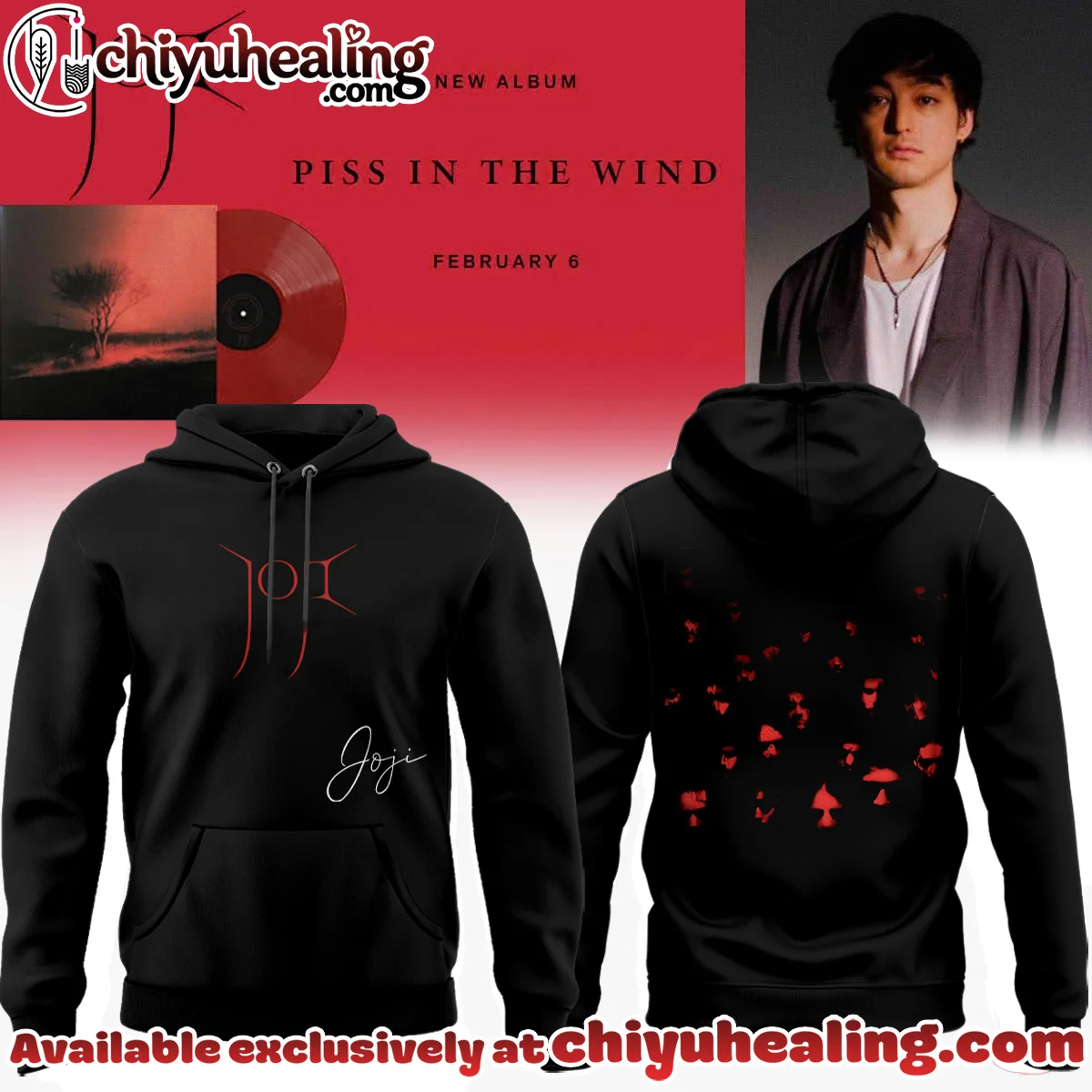 JOJI SOLARIS TOUR Piss In The Wind T-Shirt & Hoodie [Batch 3]