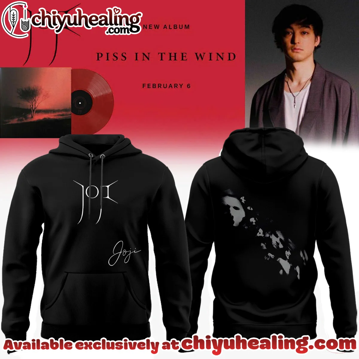 JOJI SOLARIS TOUR Piss In The Wind T-Shirt & Hoodie [Drop 1]