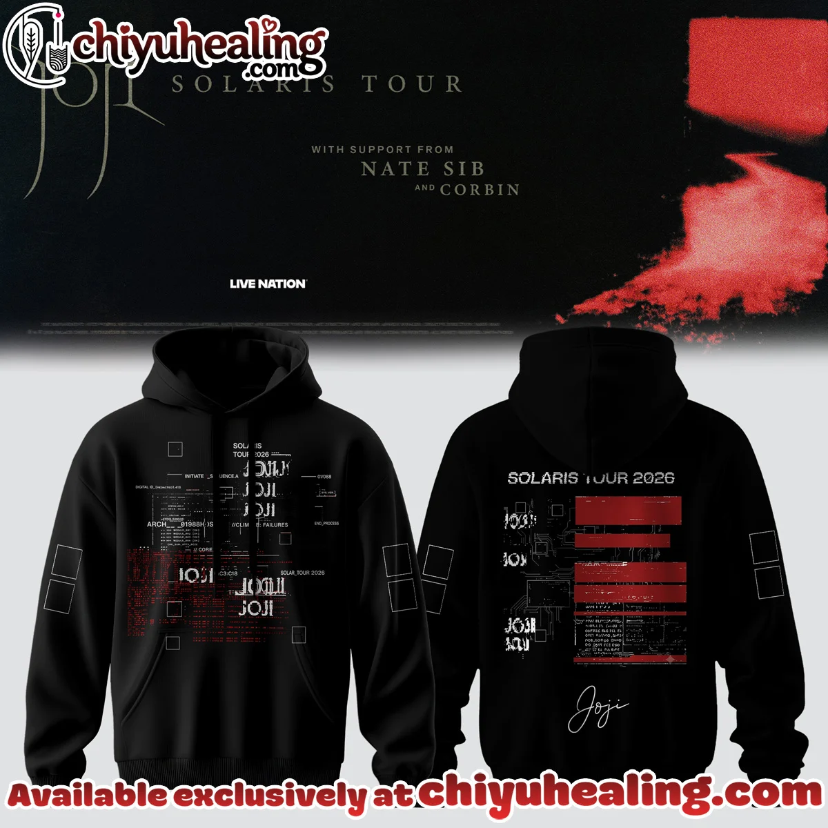 JOJI SOLARIS TOUR Piss In The Wind T-Shirt & Hoodie [Drop 18]