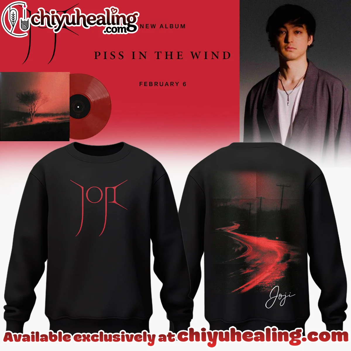 JOJI SOLARIS TOUR Piss In The Wind T-Shirt & Hoodie - Part 6