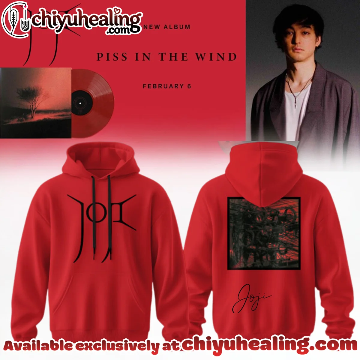 JOJI SOLARIS TOUR Piss In The Wind T-Shirt & Hoodie - Series 2