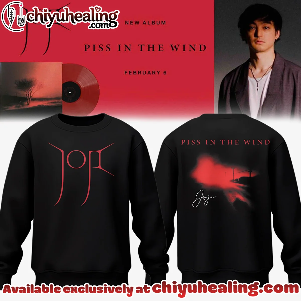 JOJI SOLARIS TOUR Piss In The Wind T-Shirt & Hoodie - Series 5