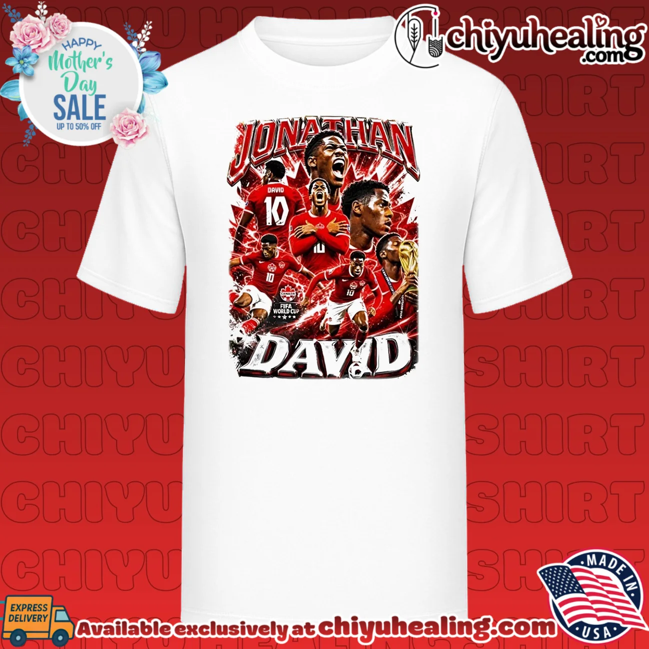 Jonathan David bootleg graphic shirt & hoodie